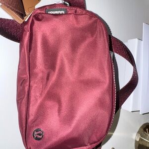 Lululemon Athletica Burgundy Crossbody Bag